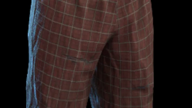 Plaid Shorts Red