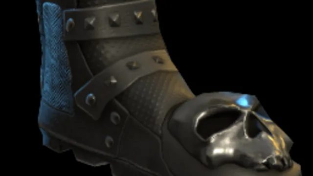 Skull Boots Black