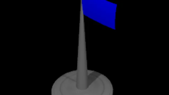 Blue Control Point Flag