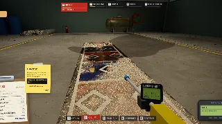 Carpet cleaning simulator