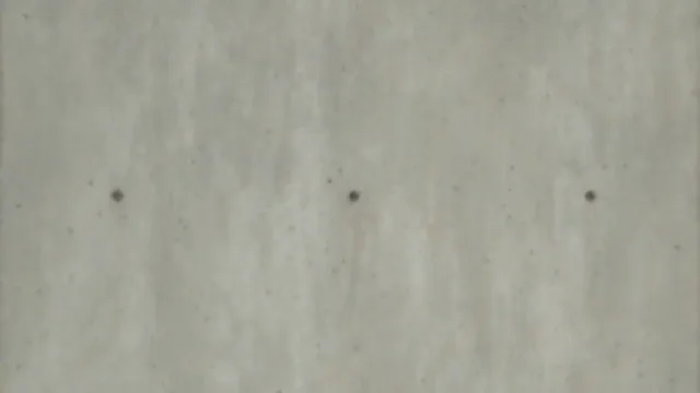Concrete with Tie Holes