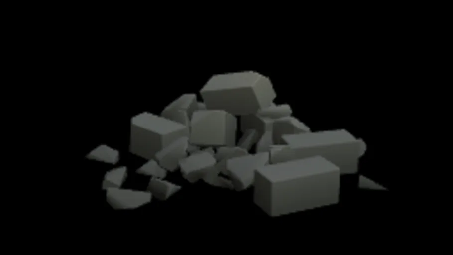 Pile Rubble A