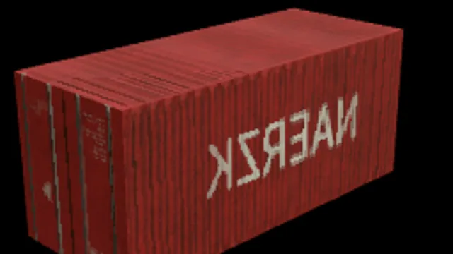 Pixel Prop Shipping Container