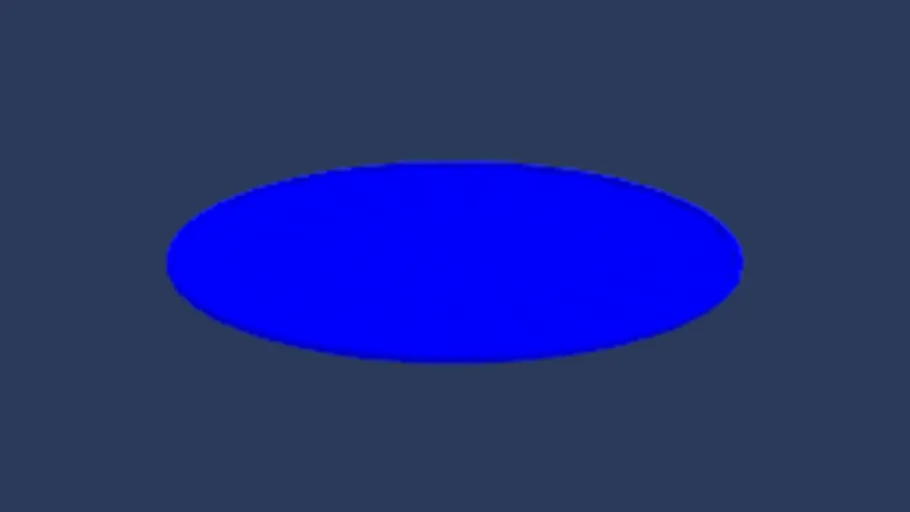 Blue Foil Plate