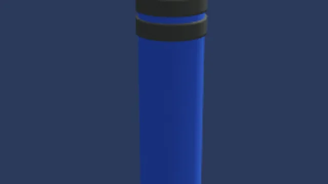 Blue Helium Tank