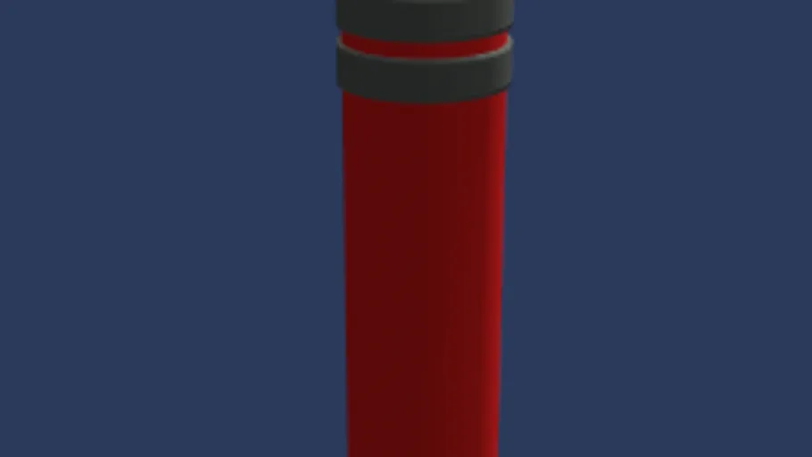 Red Helium Tank
