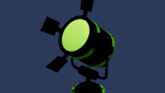Green Neon Stage Light