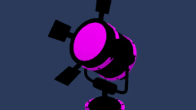 Purple Neon Stage Light