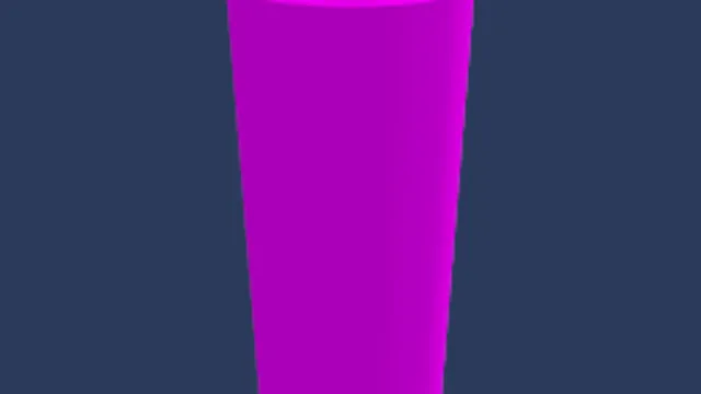 Purple Foil Cup