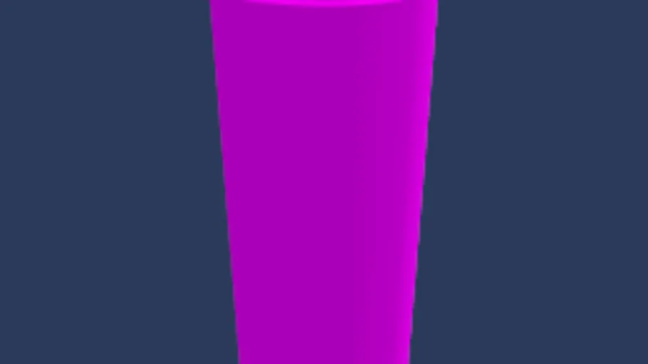 Purple Foil Cup