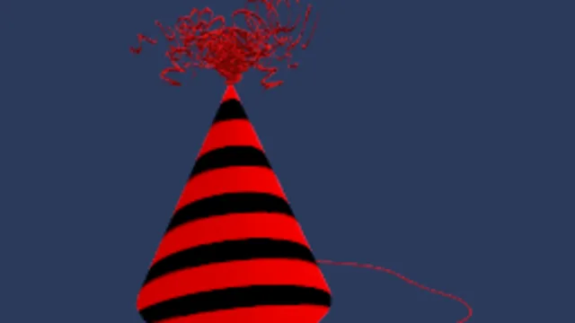 Red Foil Party Hat