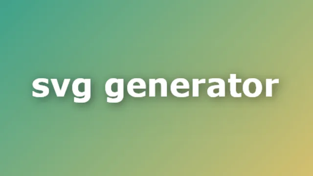 Svg Generator