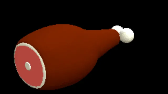 A leg of ham