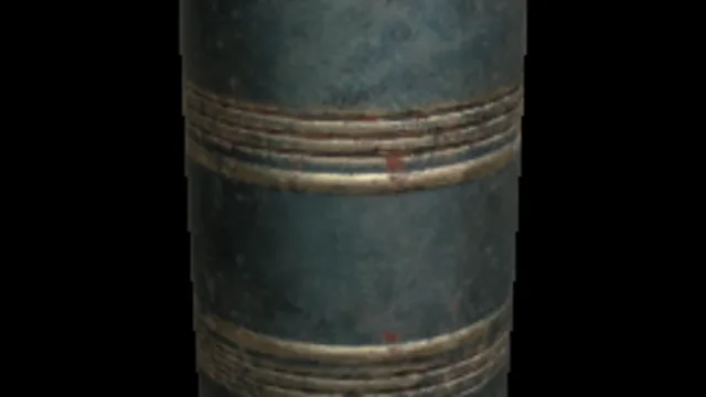 Barrel blue worn