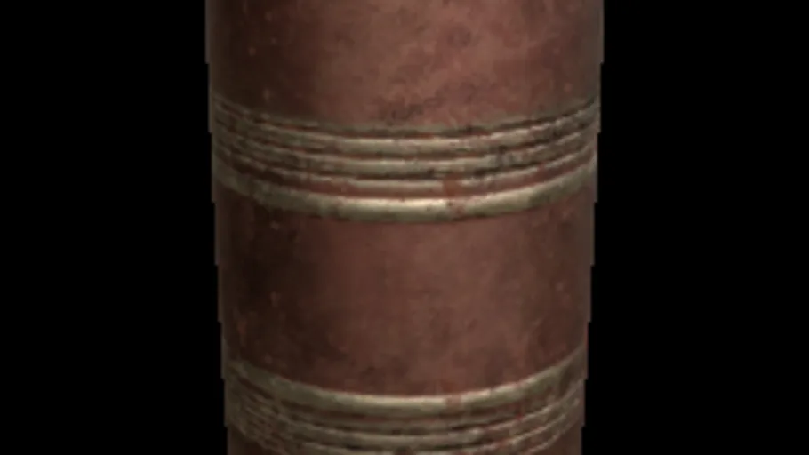 Barrel red worn