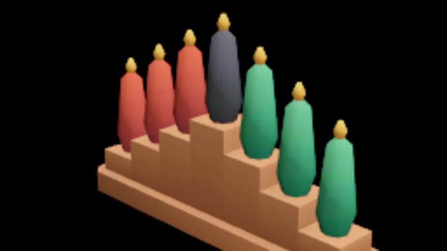 Kwanzaa Kinara Alternative