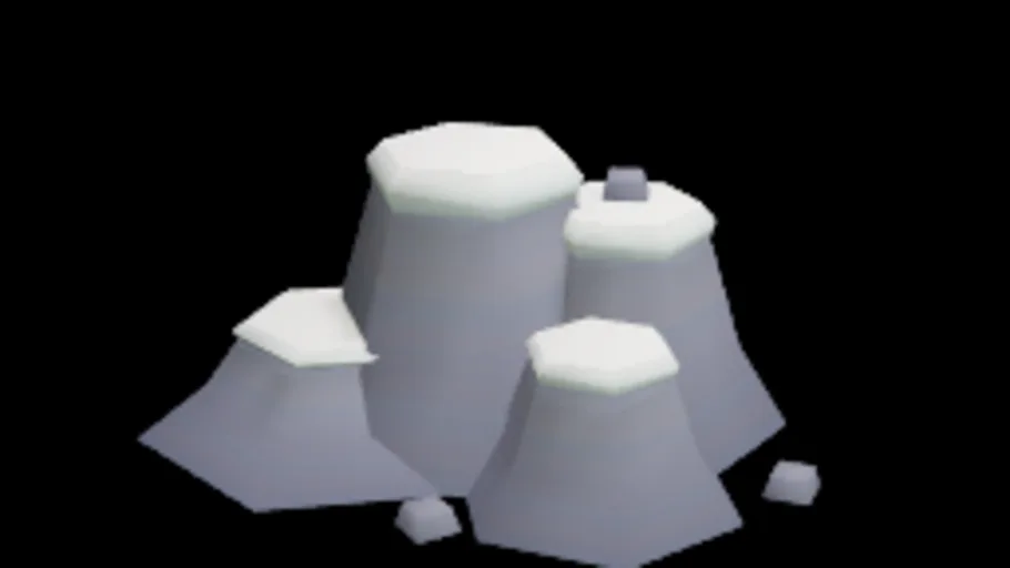 Snowy Rocks Small