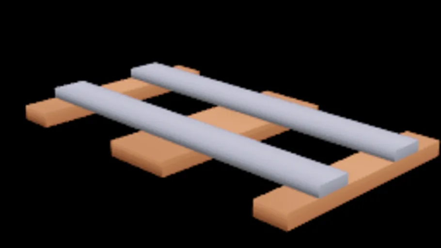 Trainset Rail Detailed Straight