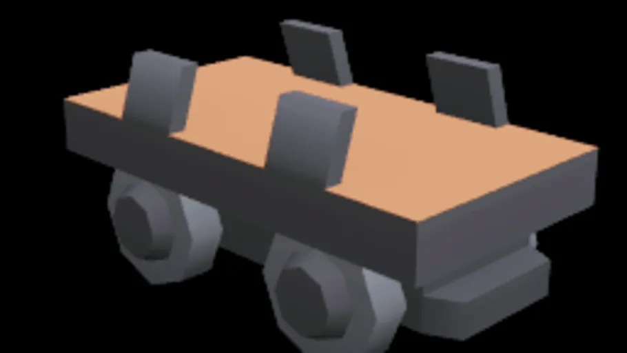 Train Wagon Flat Short