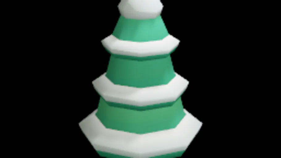 Snowy Pine Tree B