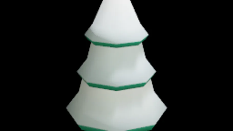 Snowy Pine Tree C