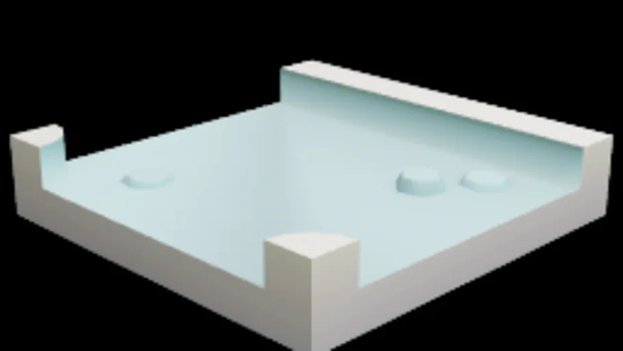 Snowy Split Tile