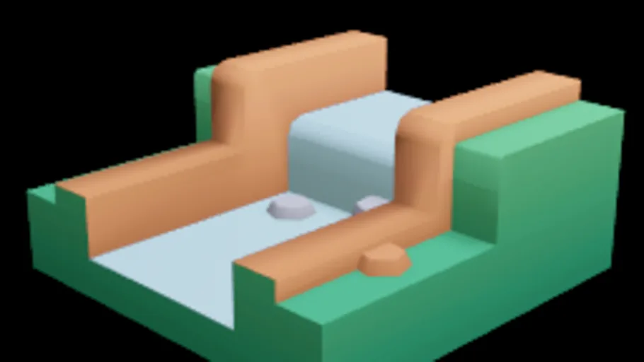 Waterfall River Tile