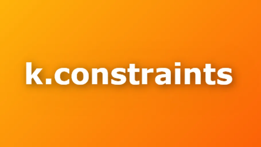 k.Constraints