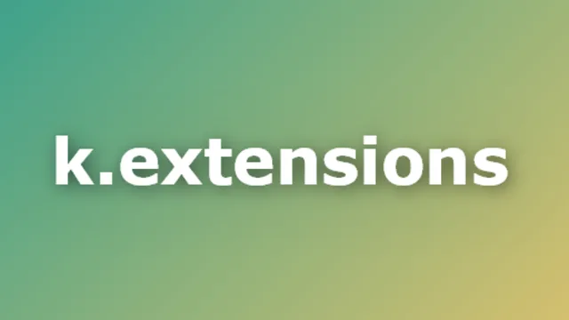 k.Extensions