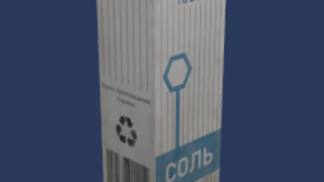 Salt carton