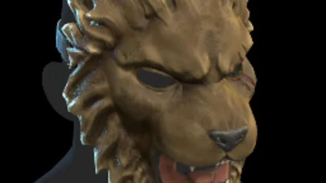 Lion Facemask