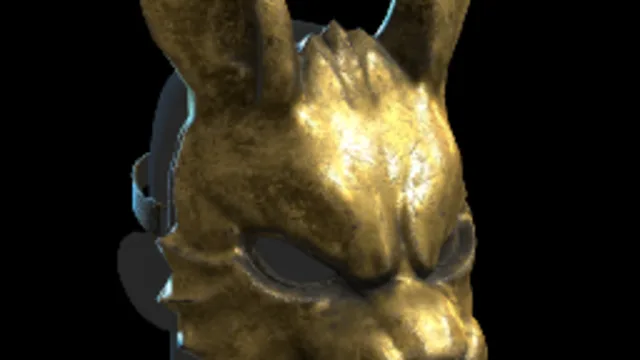 Rabbit Facemask (Gold)