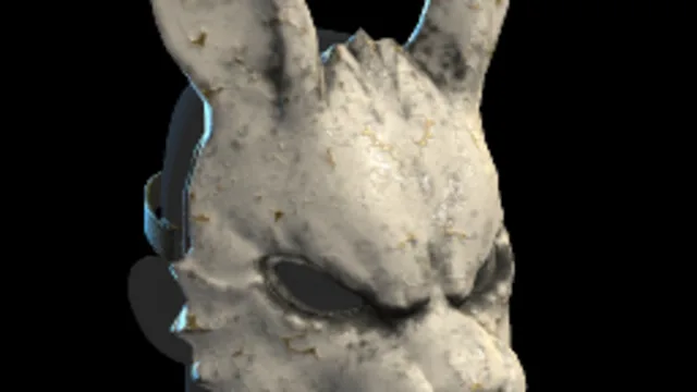 Rabbit Facemask (White)