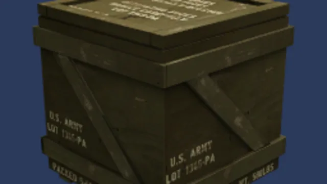 DoD:S Explosives Crate