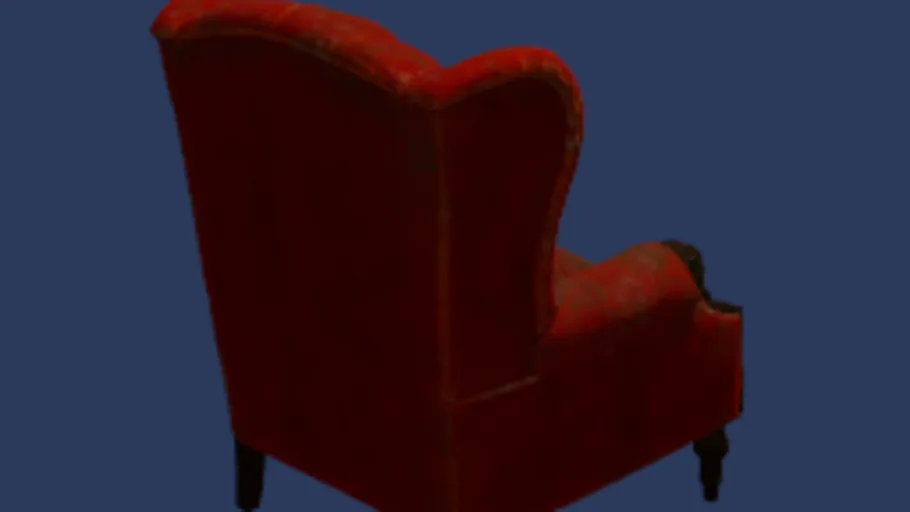 Red Chesterfield Chair