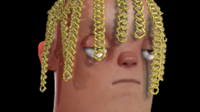 Gold Chain Hair