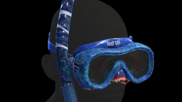 Snorkel Mask Blue