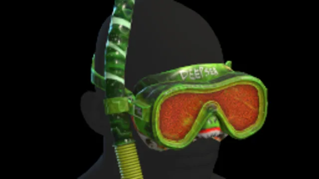 Snorkel Mask Green
