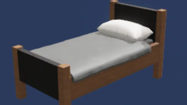 Fancy Wooden Bed