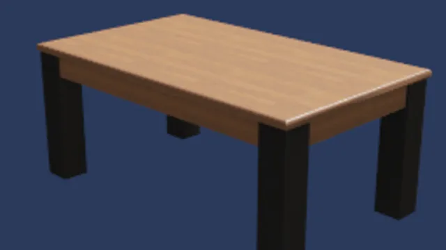 Fancy Wooden Table