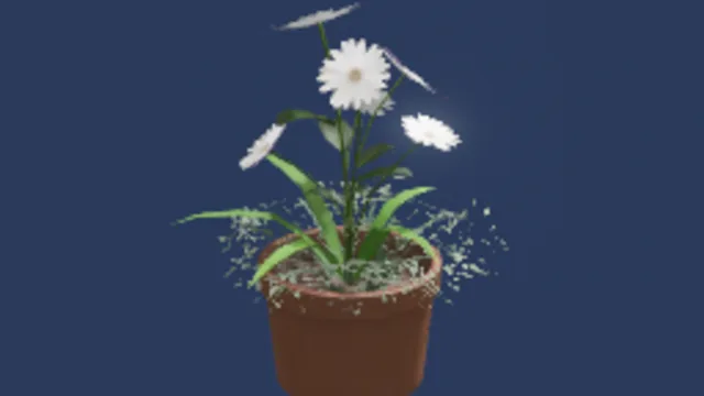 Office Flowers White