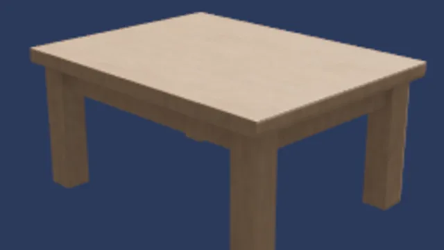 Plain Wood Coffeetable