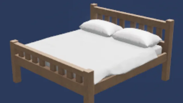 Plain Wood Doublebed