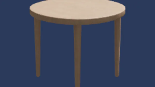 Plain Wood Roundtable