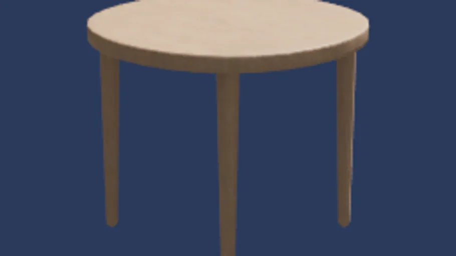 Plain Wood Roundtable
