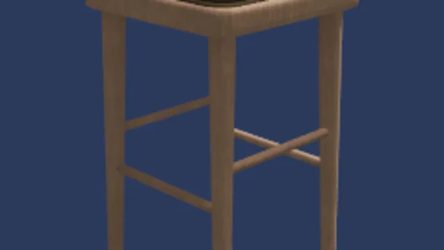 Plain Wood Stool