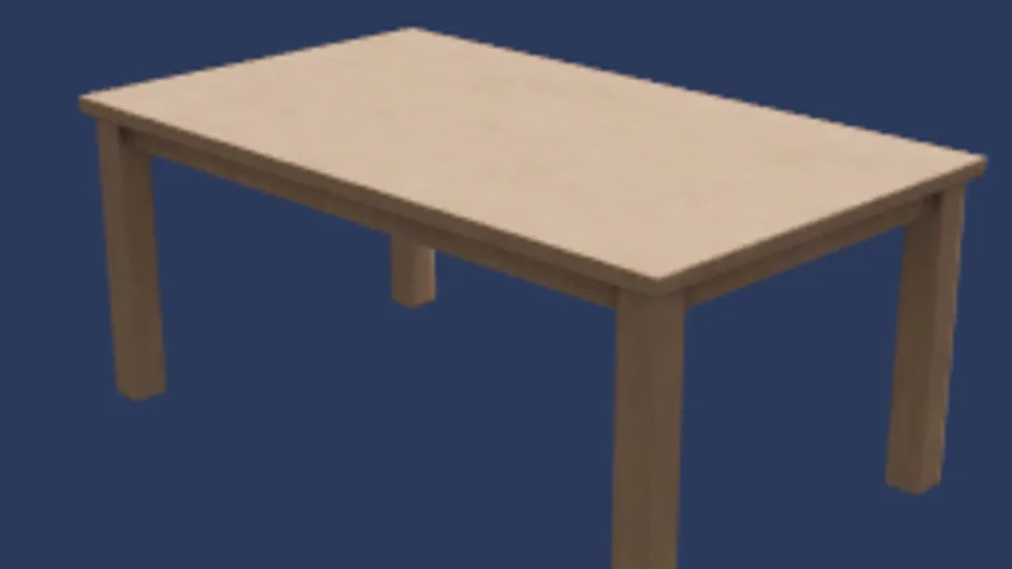 Plain Wood Table