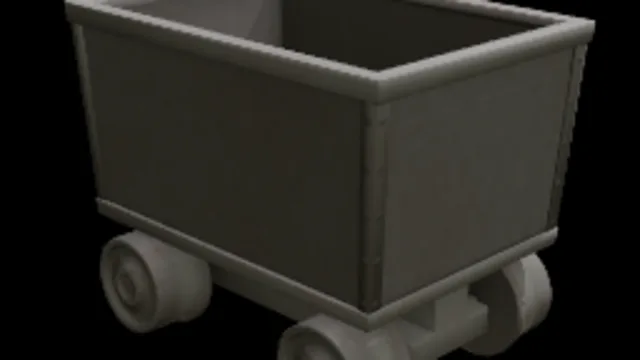 Cartoony Minecart