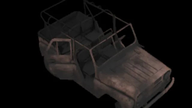 UAZ469 damaged