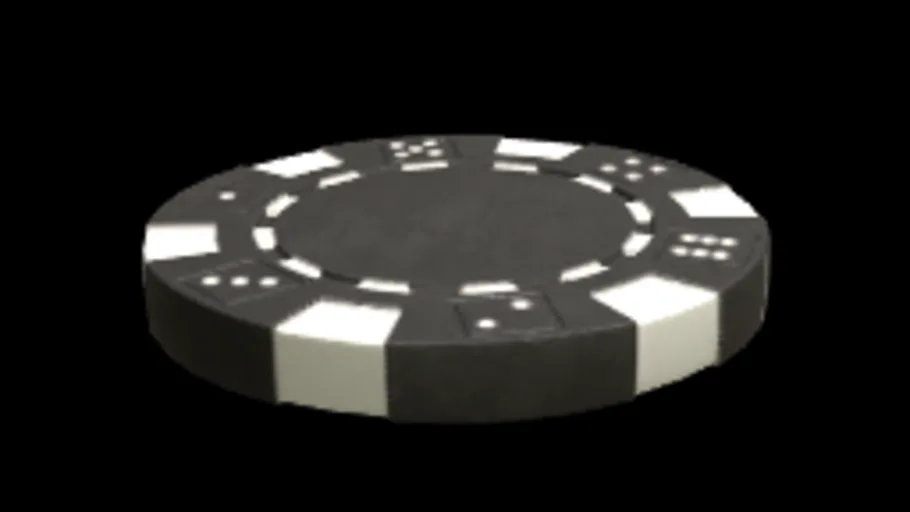 Poker Chip (Black)